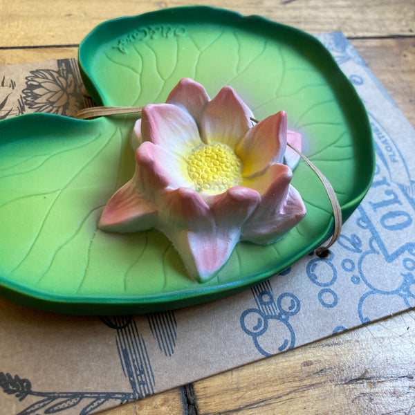 Water Lily Natural Rubber Toy