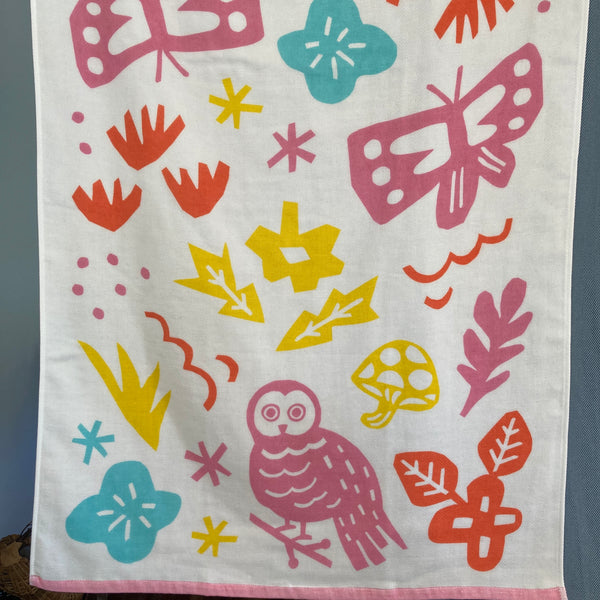 Kiddo Collage in Pink | Imabari Towel