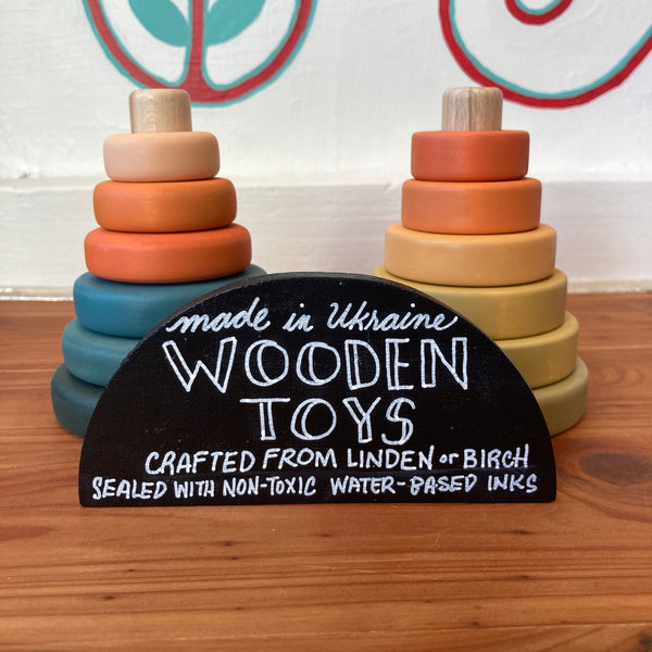 Mini Ring Stacker Wooden Toy