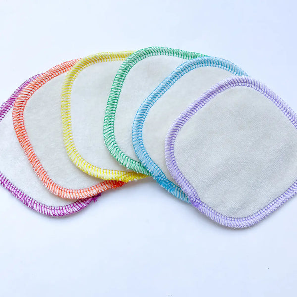 Wipe Minis  | 6-pack | Organic Cotton/Bamboo Blend | 4x4 inc