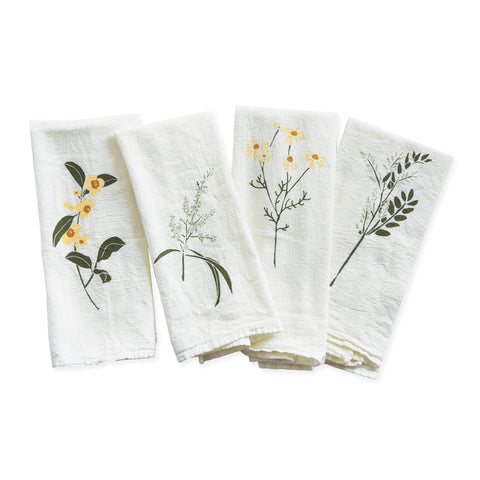 Herbal Tea Garden Napkins | Set of 4