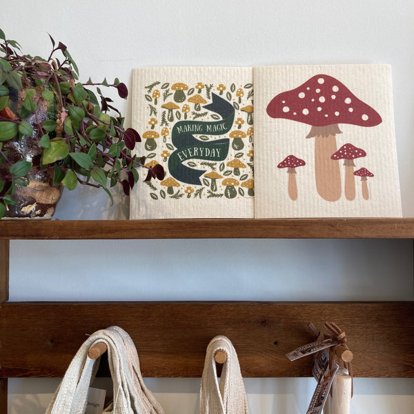 Swedish Dishcloth | Mushroom Magic Collection