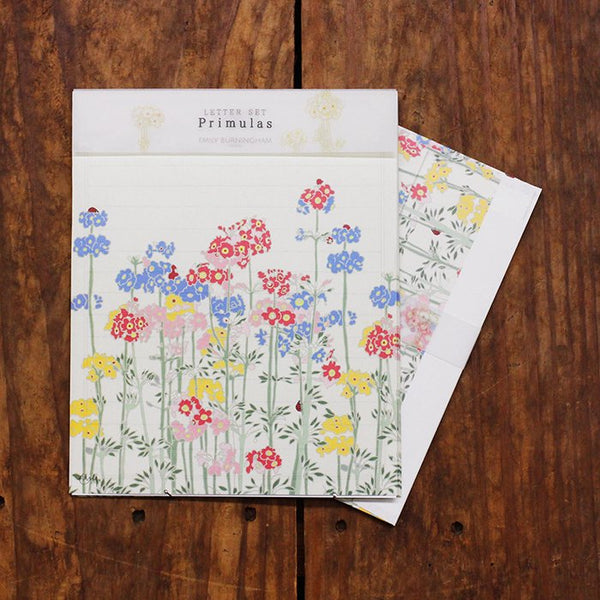 Emily Burningham | Primulas Letter Writing Set