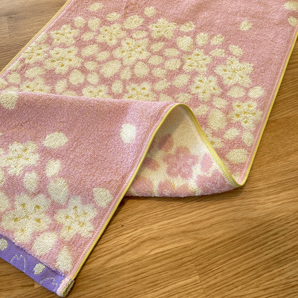 Sakura Saku in Purple | Imabari Towel