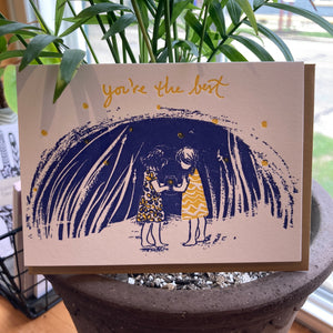 Catching Fireflies Friendship | Single Card