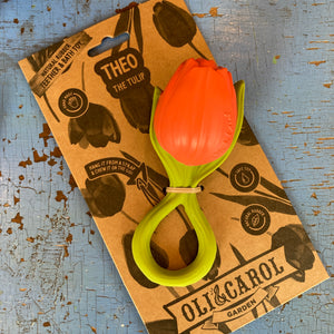 Theo the Tulip Natural Rubber Teether Toy