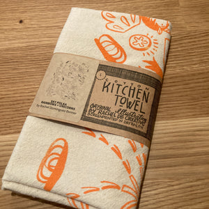 Sky Polka Rainbows + Unicorns | Cotton Kitchen Towel