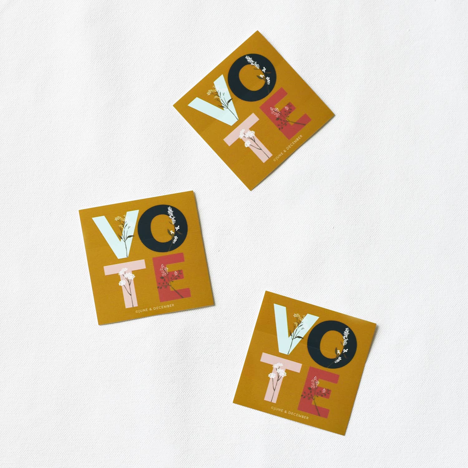 Limited Edition VOTE sticker 3x3 square