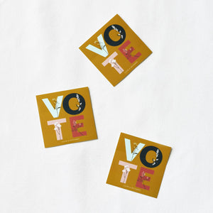 Limited Edition VOTE sticker 3x3 square