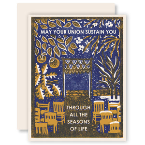 Seasons of Life Letterpress Card | Single Card