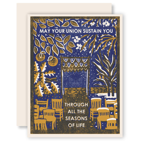 Seasons of Life | Single Letterpress Card