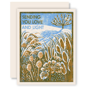 Love and Light (Winter Garden) | Hanukkah Card