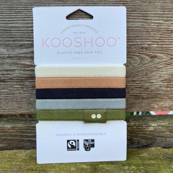 Kooshoo Plastic-Free Hair Ties