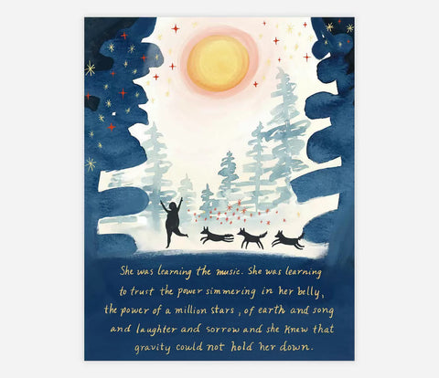 She Was Learning the Music | Art Print