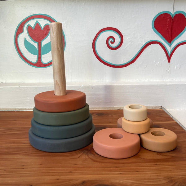 Ring Stacker Wooden Toy