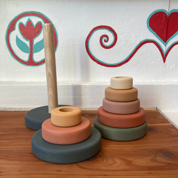 Ring Stacker Wooden Toy